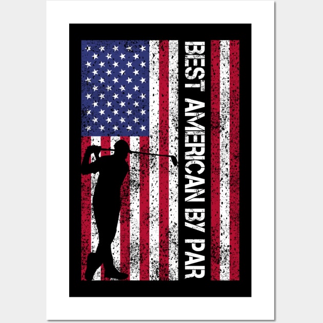 4th of July, Best American By Par, Independence Day Wall Art by CoolandCreative